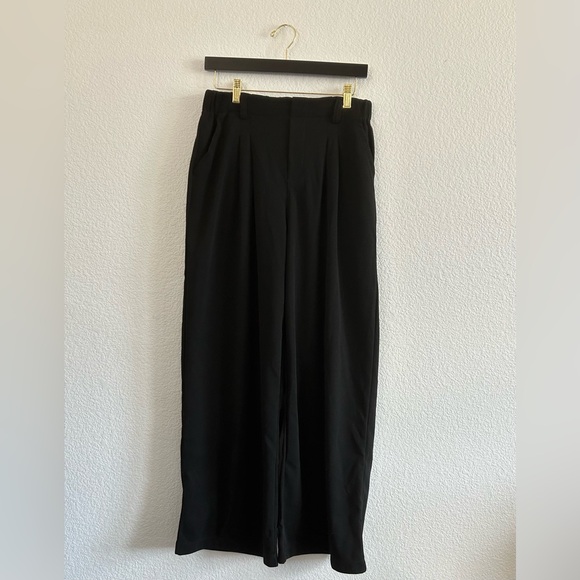 Halara Flex™ High Waisted Pocket
Wide Leg Waffle Work Pants black - Picture 5 of 12